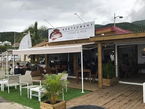 Restaurant La Touna, Terre & Mer, à Pigeon Bouillante